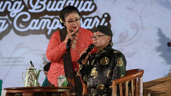 Penampilan Endah Laras dan Cak Diqin di Pentas Endahing Budoyo Larasing Campursari di Karanganyar 31 Oktober 2023 lalu.