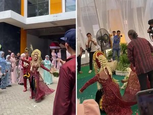 Viral Wanita Mendadak Menari Saat Resepsi Pernikahan, Diduga Kesurupan