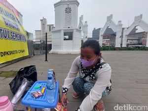 Alun-alun Kota Cimahi Sepi Usai Insiden Bocah Tersetrum