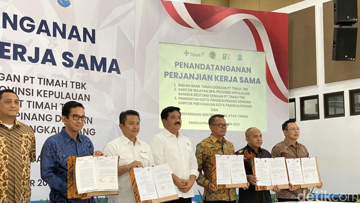 PT Timah Tbk dengan Bank Tanah Kerja Sama terkait sertifikasi aset dan lahan