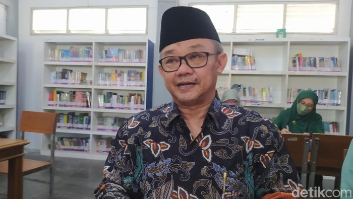 Sekretaris Umum PP Muhammadiyah Abdul Mu’ti di Kampus Universitas Muhammadiyah Magelang (Unimma), Jumat (10/11/2023).