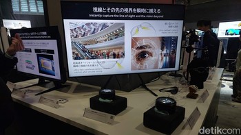 Sharp Tech Day diadakan di Tokyo sampai 12 November dan ramai dengan hadirin yang ingin tahu inovasi futuristik ala Sharp. Foto: Fyk/detikinet