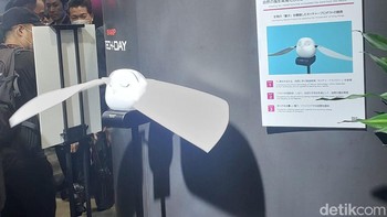 Kipas angin unik berwujud burung hantu yang ternyata cukup dingin. Foto: Fyk/detikinet