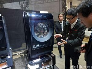 Mesin Cuci Sharp Nyaris Tak Memerlukan Air, Kok Bisa?