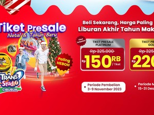 Libur Akhir Tahun Asyik di Trans Studio Cibubur, Ada Tiket Presalenya