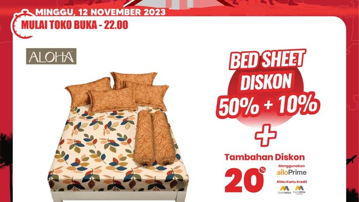Transmart Full Day Sale-Bed Cover dan Karpet