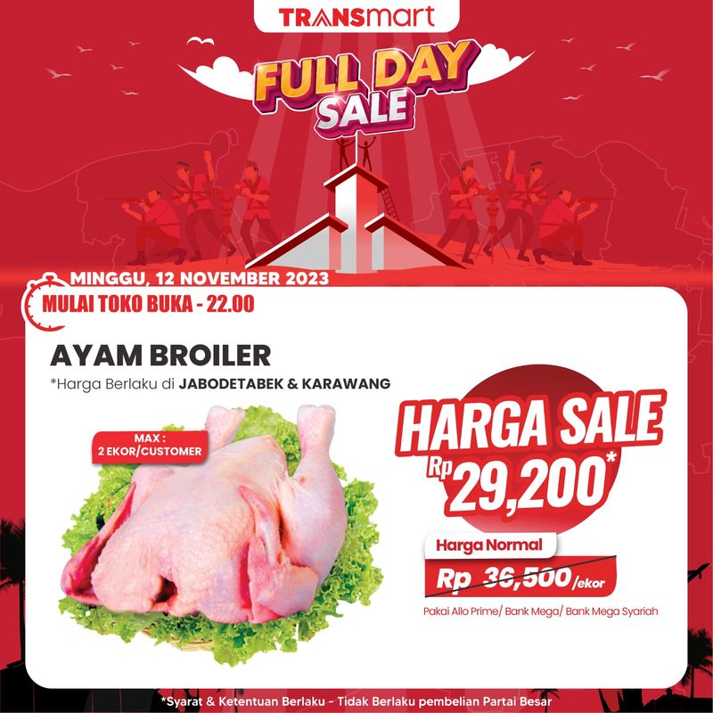 Transmart Full Day Sale-daging ayam