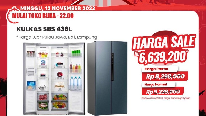 Transmart Full Day Sale-Kulkas