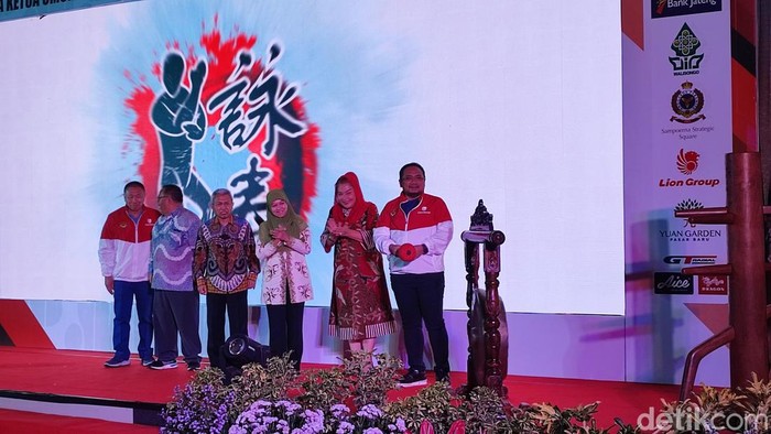 Yaqut Cholil Qoumas buka Kompetisi Wing Chun Nasional di UIN Walisongo Semarang, Jumt (10/11/2023)