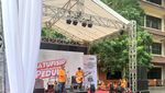 Suasana Kegiatan Sosial Paguyuban Satu FISIP UI, Fun Walk-Penampilan Alumni
