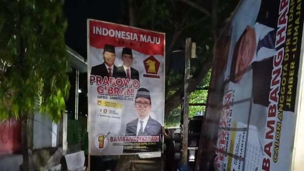 Baliho Bambang Haryadi bersama Prabowo-Gibran (dok.istimewa)