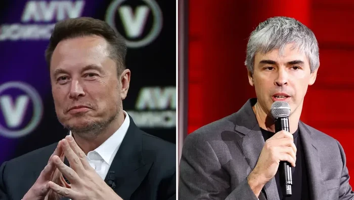 Elon Musk dan Larry Page