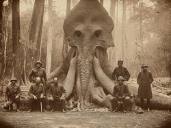 Foto Misterius Bangsawan Thailand Abad ke-19 Berburu Monster