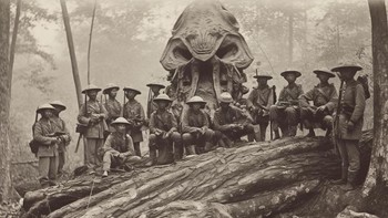Mereka telah melakukan apa yang tidak berani dilakukan oleh pemburu lainnya – mereka telah menangkap salah satu binatang dongeng yang berkeliaran di hutan Thailand. Foto: Dautruongtoanhoc