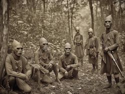 Foto Misterius Bangsawan Thailand Abad ke-19 Berburu Monster