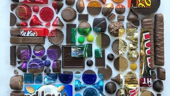 Cokelat yang Dipotong Secara Geometris Foto: Boredpanda
