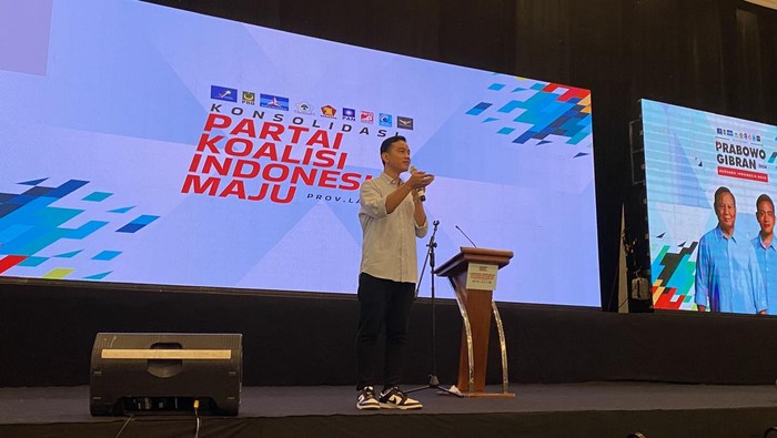 Gibran Rakabuming di Lampung