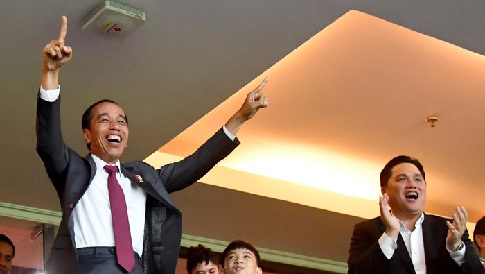 Jokowi nonton Piala Dunia U-17 di Jawa Timur.