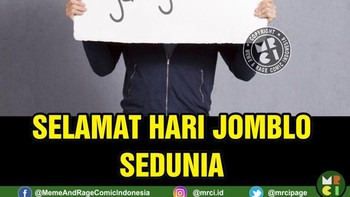 Hai mblo, selamat hari jomblo sedunia. Foto: Internet