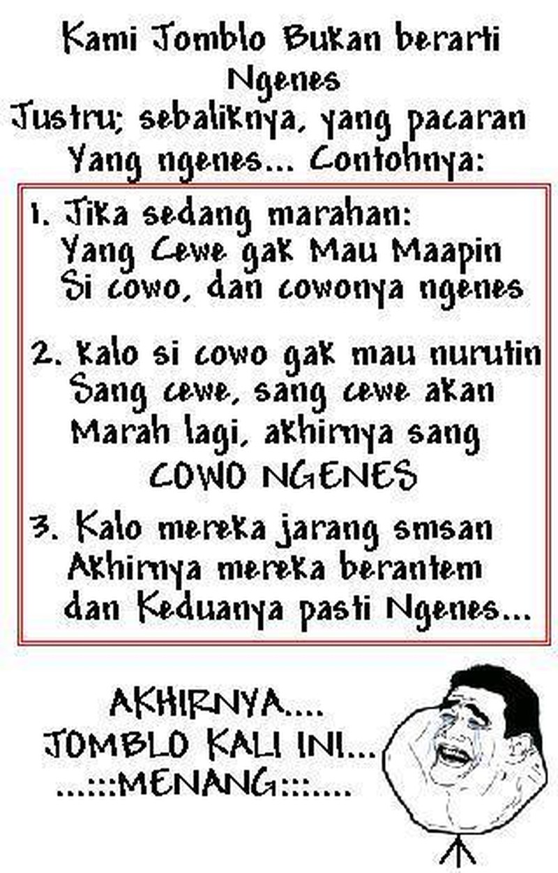 Meme Mengenaskan Hari Jomblo Sedunia 11 November