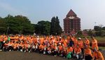 Suasana Kegiatan Sosial Paguyuban Satu FISIP UI, Fun Walk-Penampilan Alumni