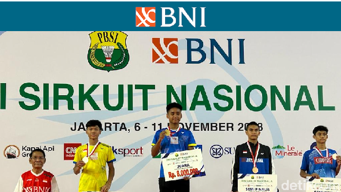 Podium Juara BNI Sirnas Jakarta 2023