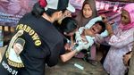Relawan Gaspro 01 Gelar Pemeriksaan Kesehatan Gratis di Karawang