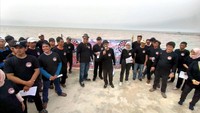 Gerakan Sahabat Prabowo (Gaspro) 01 melakukan deklarasi dukungan kepada Prabowo-Gibran di Pilpres 2024. 