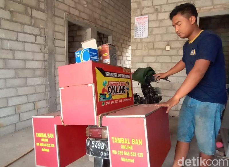 Saat Tambal Ban Online Panen Cuan Tak Mengenal Musim