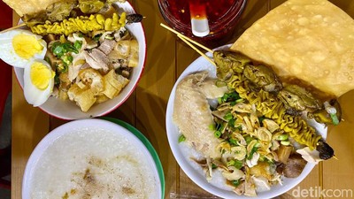 Mantap! Di Tenda Bubur H. Furoda Ada Bubur Oriental Halal Pakai Chili Oil
