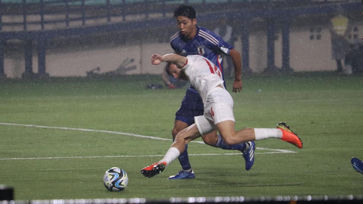 Timnas Jepang U-17 menang 1-0 atas Timnas Polandia U-17 di Piala Dunia U-17 2023. (Foto: detikJabar/Wisma Putra)