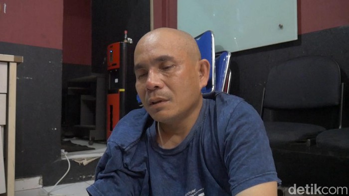 Ahmad Yuda pelaku pembunuhan Tetty Rumondang, mantan Direktur RSUD Padang Sidimpuan. (Alamudin Hamapu).