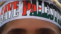 Aksi yang diikuti ribuan warga tersebut sebagai bentuk solidaritas untuk rakyat Palestina dan meminta agar PBB berperan aktif dalam menghentikan konflik Palestina-Israel.