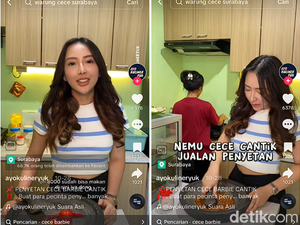 Segini Harga Penyetan Warung Cece yang Penjualnya Bikin Pembeli Gagal Fokus