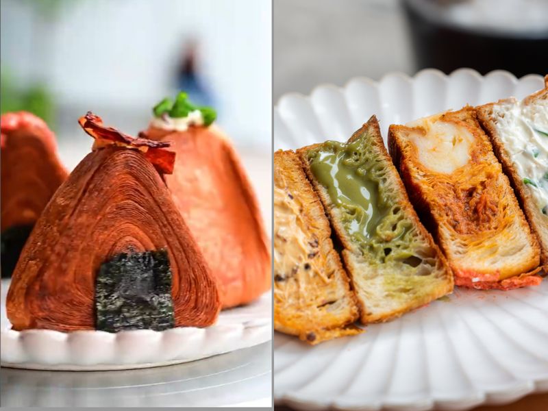 Croissant unik berbentuk onigiri