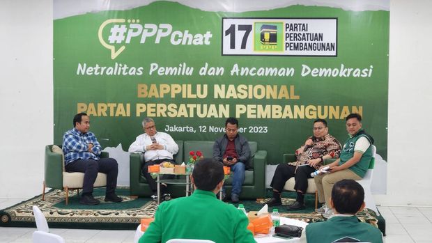 Diskusi Nertralitas Pemilu dan Ancaman Demokrasi' di DPP PPP,