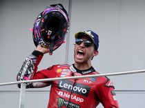 Sapu Bersih MotoGP Inggris Bukti Bastianini Masih Kencang
