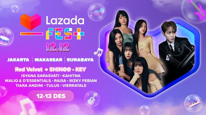 Konser musik Lazada.
