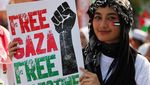 Melihat Aksi Bela Palestina di Berbagai Kota di Indonesia
