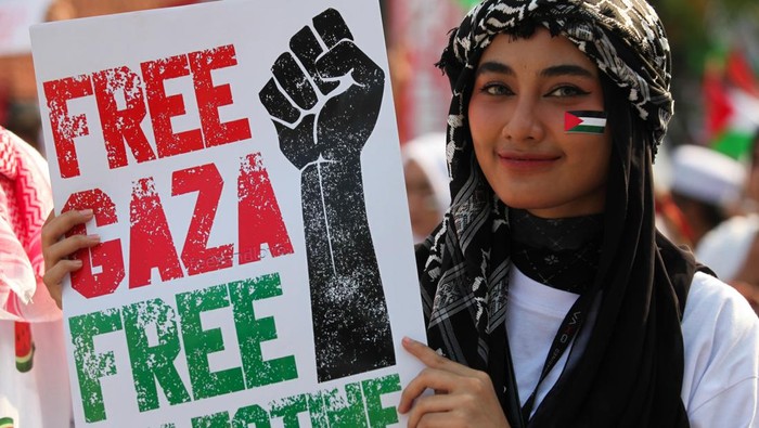 Melihat Aksi Bela Palestina Di Berbagai Kota Di Indonesia 6340