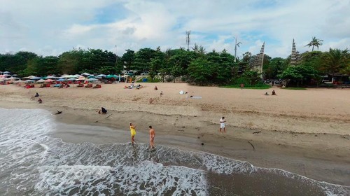 Pantai Padma berlokasi di antara Pantai Kuta dan Pantai Double Six. (Tangkapan layar Google Maps)
