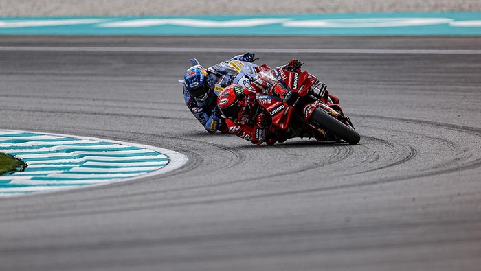 Pecco Bagnaia di MotoGP Malaysia 2023.