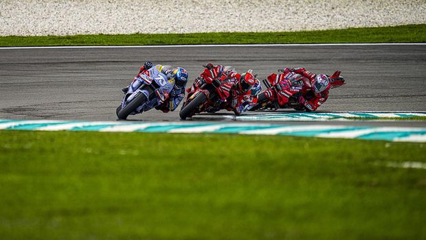 Pecco Bagnaia di MotoGP Malaysia 2023.