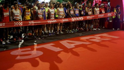 Potret Keseruan BTN Jakarta Run 2023