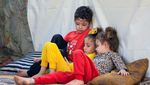 Tatapan Pilu Anak-anak Gaza