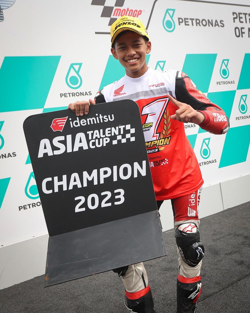 Veda Ega Pratama Juara Asia Talent Cup 2023