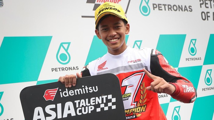 Veda Ega Pratama Juara Asia Talent Cup 2023