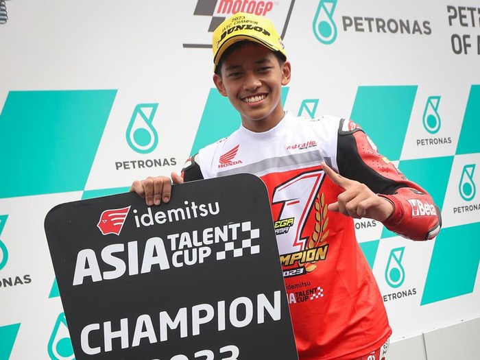 Veda Ega Pratama Juara Asia Talent Cup 2023