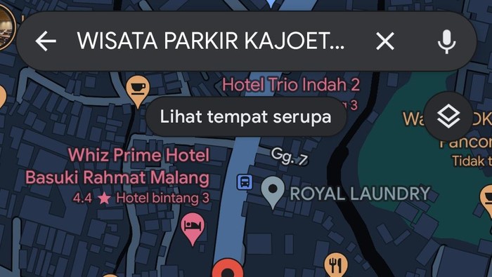 Wisata parkir kayutangan