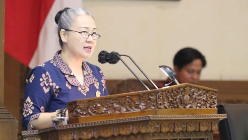 Anggota DPRD Provinsi Bali Grace Anastasia Surya Widjaja dari Partai Solidaritas Indonesia. (Humas DPRD Provinsi Bali)
